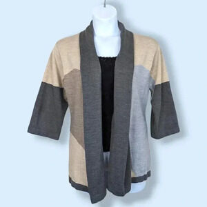 TanJay Knit Open Front Cardigan